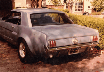 mustang 3/4 rear shot